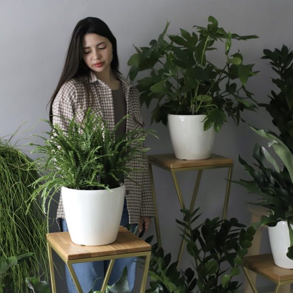 Lily of the Valley & Sweet Pea Wreath